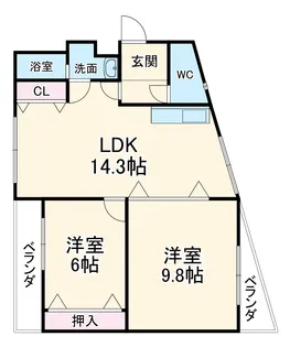 Gatherhouse宮前平【2階】の間取り