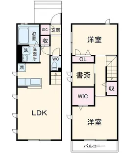 ハイムインバルトV【1階】の間取り