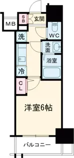 ジェノヴィア綾瀬Ⅱ【8階】の間取り