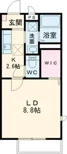 カスカータ C棟【101号室】の間取り