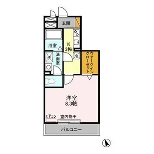 コンフォール.K【2階】の間取り