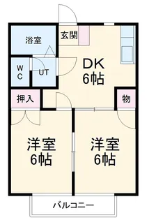 サンビレッジC棟【2階】の間取り