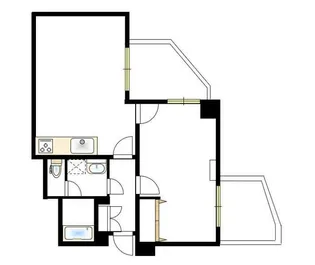 ラ・ヴェール鷺沼【101号室】の間取り