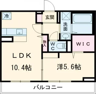 エスペランサ【1階】の間取り