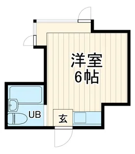 コーポラス三ツ沢【1階】の間取り