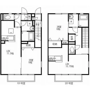 エレガンス・クラシオン【2階】の間取り