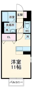 ロイヤルパレス【101号室】の間取り
