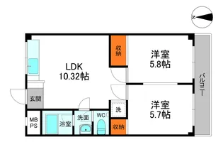 グランクレスト【3階】の間取り