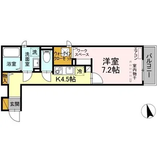 MONOLITH【1階】の間取り