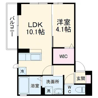ノールヴィラージュII【3階】の間取り