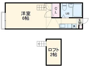 マリエール【202号室】の間取り