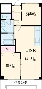 メゾン千秀【6階】の間取り