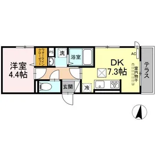 ハカランダ日吉【3階】の間取り