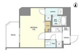 La Douceur大森山王【0401号室】の間取り