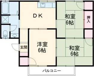 エクセルアレイC【201号室】の間取り