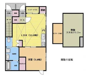 ベイスK【05号室】の間取り