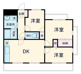ブレストヒルズ篠原【2階】の間取り