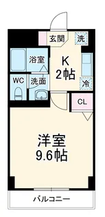 ラティニア【4階】の間取り