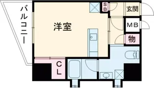 プライムアーバン薬院南【8階】の間取り