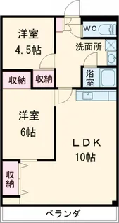 泉が丘ハイツ【2階】の間取り