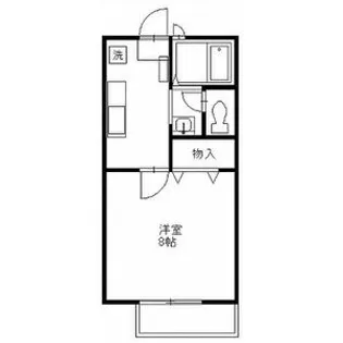 メゾン・ソレイユ【203号室】の間取り