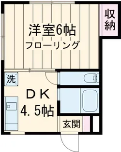 桑絹ビル【101号室】の間取り