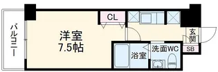 DOビル花崎町3【4階】の間取り