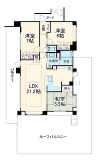 レーベンハイム柏【9階】の間取り