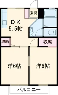 コルティオ2【103号室】の間取り