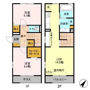 メゾン ド TJ2【1階】の間取り