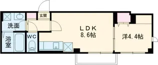 スカラーレ牛込【2階】の間取り