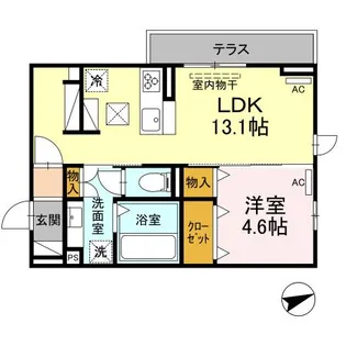 Park Front IWATA【1階】の間取り