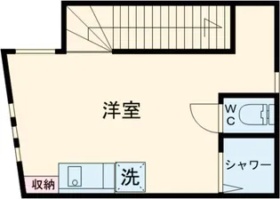 ハウスVESTA【210号室】の間取り