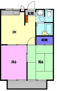 エステートMINABARA【2階】の間取り