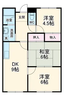 第2メゾンたけ宗【502号室】の間取り