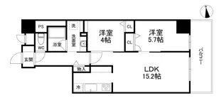 リアライズ天満橋【7階】の間取り