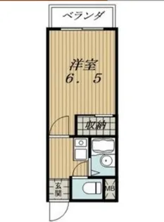 マンション桜井【407号室】の間取り
