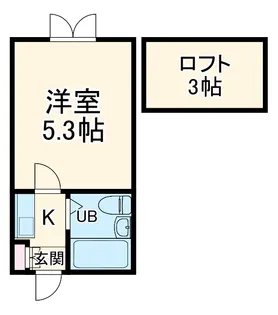 ロマーヌ上尾第一【103号室】の間取り