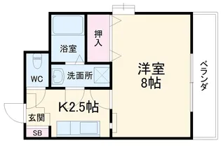 Ms’PalazzO【10階】の間取り