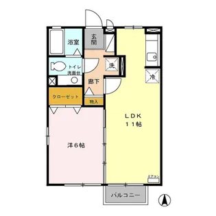 リッツハウス【2階】の間取り