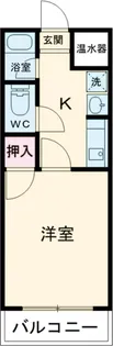 ドミールナカムラ【407号室】の間取り