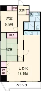 プライムガーデン【7階】の間取り