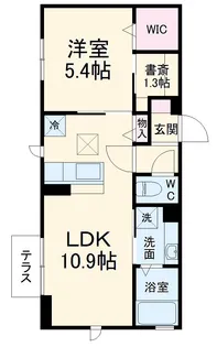 クレマチス【1階】の間取り