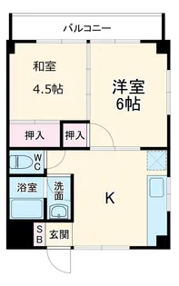 ビレッタ静岡【704号室】の間取り