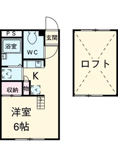 ウェルメイドⅢ【201号室】の間取り