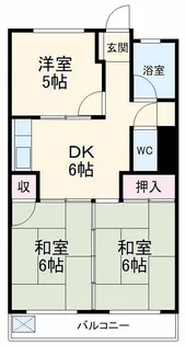 マンション高見【3階】の間取り