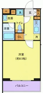 RELUXIA赤羽志茂【4階】の間取り
