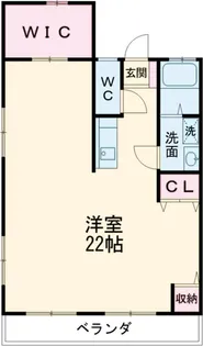 プチハウスⅢ【2階】の間取り