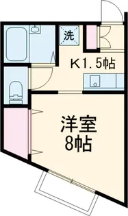 スカイハイツ北千束【1-D号室】の間取り