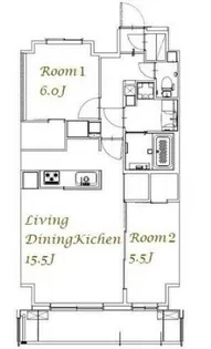 スプランディッド西日暮里【9階】の間取り